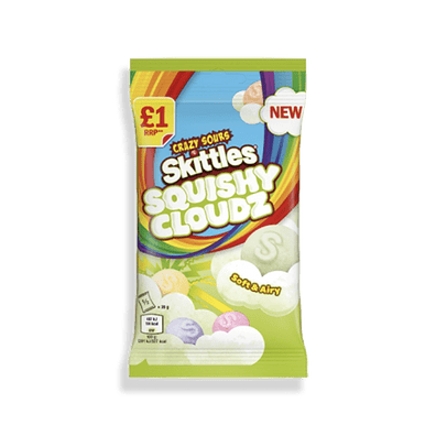 Skittles Squishy Cloudz Crazy Sours UK